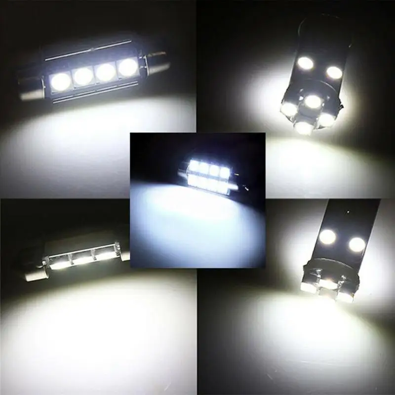 23pcs T10 C5W LED COB Festoon 31mm 36/ 27/40/ 41/42mm 12V Bele žarnice registrske tablice za avtomobile Notranje zadeve Branje Svetlobe 6500K 5SMD 3