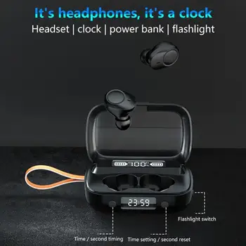 Res Brezžične Bluetooth Slušalke TWS Športne Slušalke Hi-fi Stereo Zvok Čepkov V uho Vodotesne Slušalke za Android IOS PC 1