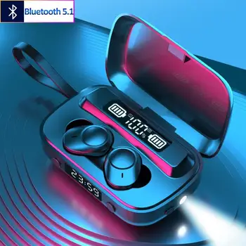 Res Brezžične Bluetooth Slušalke TWS Športne Slušalke Hi-fi Stereo Zvok Čepkov V uho Vodotesne Slušalke za Android IOS PC 5