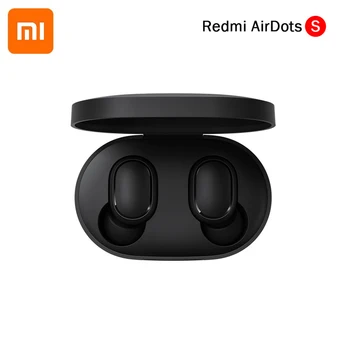 Xiaomi Redmi AirDots S Prostoročno opremo Bluetooth Brezžične Bluetooth Slušalke BT5.0 Stereo Bas TWS Čepkov Z Mic 4