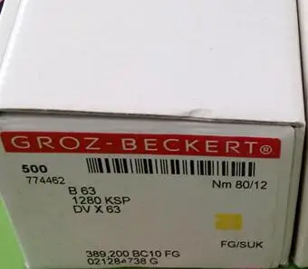 Prvotne Groz Beckert šivalne igle B63 DV X 63 1280 KSP DVX63 za šivalni stroj rezervni deli 1
