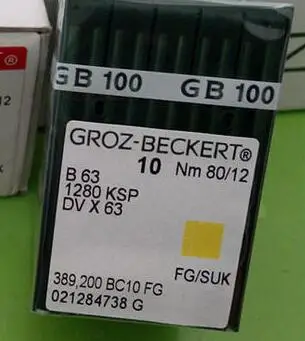 Prvotne Groz Beckert šivalne igle B63 DV X 63 1280 KSP DVX63 za šivalni stroj rezervni deli 0