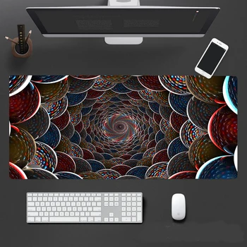Abstraktna umetnost animacije mouse pad, velika gaming mouse pad, mizo pad, računalnik pad Božično darilo 4