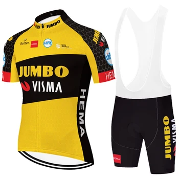 2021 Jumbo visma ekipa laser cut kolesarjenje jersey moški kolesa maillot Dirke ropa ciclismo hombre verano poletje quick dry bike12D 5