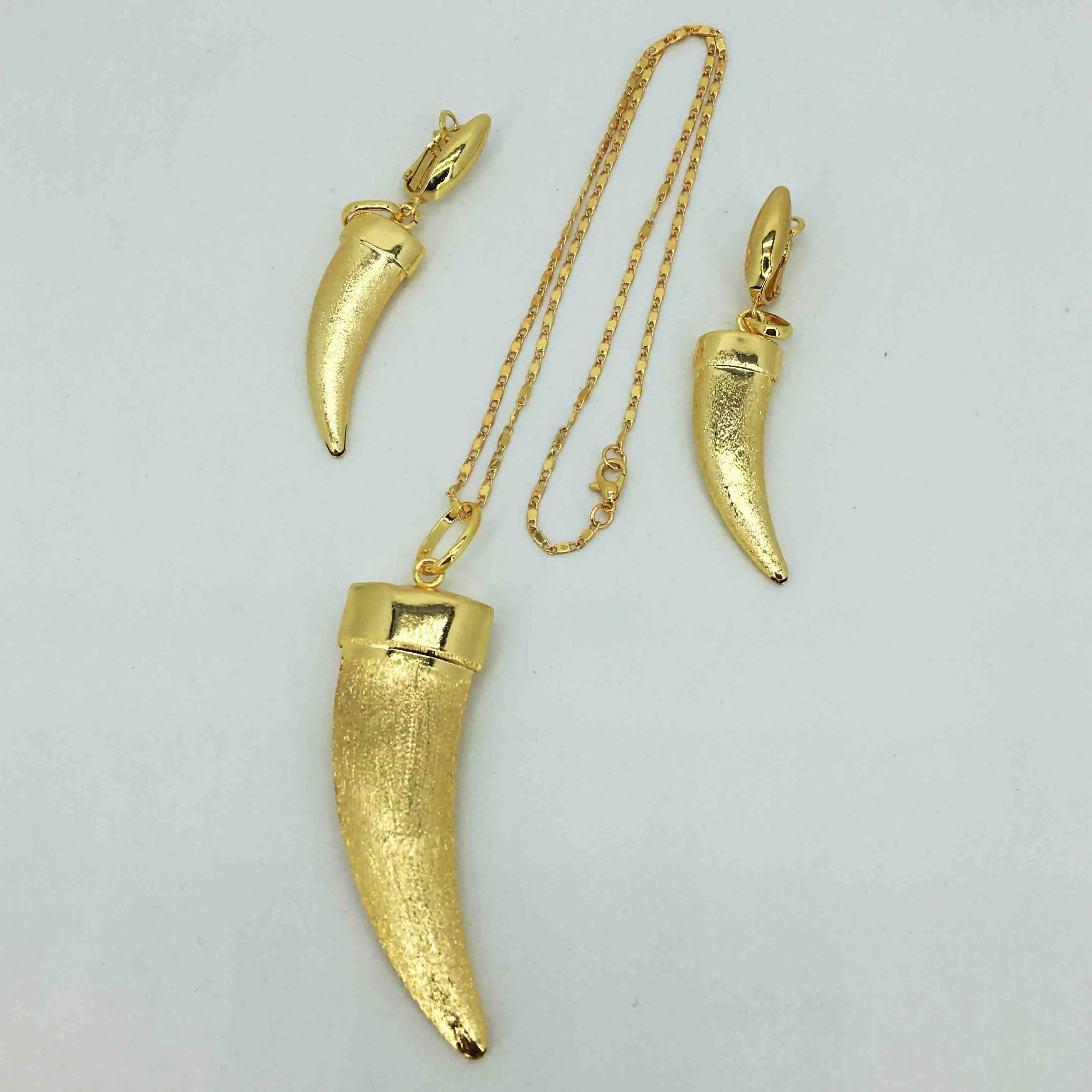 Visoka kakovost italijanski zlato obarvan nakit za ženske Afriške noge nakit, modni nakit ogrlica, uhani, zapestnica nakit 2