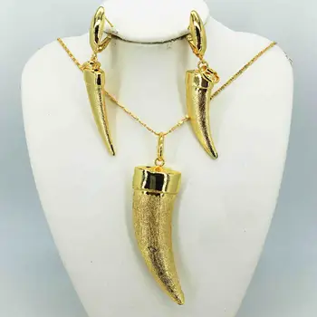 Visoka kakovost italijanski zlato obarvan nakit za ženske Afriške noge nakit, modni nakit ogrlica, uhani, zapestnica nakit 1