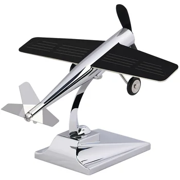 Sončne Avto Dekoracijo Energije Zrakoplova Model Okraski Letalo Okras Avto Styling Sončne Zrakoplovi Kit 0