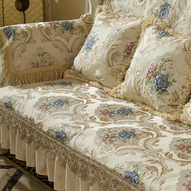 Kombinacija Kavč Zajema Evropski Slog Kavč, Prevleke za dnevno Sobo Prilagajanje Kavč Brisače Domačega Tekstilnega Dnevna Soba Dekoracijo 4