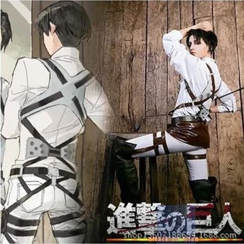 Odraslih Napad na Titan Pasu Obleko Shingeki ne Kyojin Mikasa Ackerman Cosplay Krpo Anime Recon Zbora Pas Hookshot Pasu Enotna 0