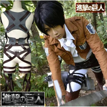 Odraslih Napad na Titan Pasu Obleko Shingeki ne Kyojin Mikasa Ackerman Cosplay Krpo Anime Recon Zbora Pas Hookshot Pasu Enotna 1