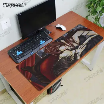 Yinuoda Kul Nove Anime Vampire Knight Velike Mouse pad PC Računalnik mat miško mat visoke kakovosti DIY sliko z roba zaklepanje 4