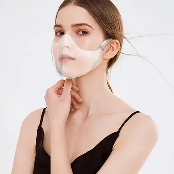 Maska Anti-Olje-Splash Meglo Kuhinja, Kuhanje Anti Zaščita Obraza Ščit Škropljenje Screen Protector Usta Kritje Za Ženske, Moške 0