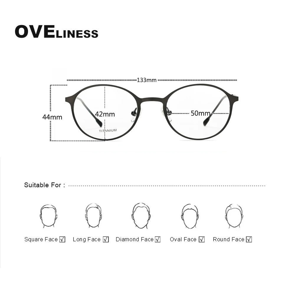 2021 optičnih očal okvir moški ženske retro krog pregleden očala računalnik kratkovidnost Recept korejski očala eywear okvir 3