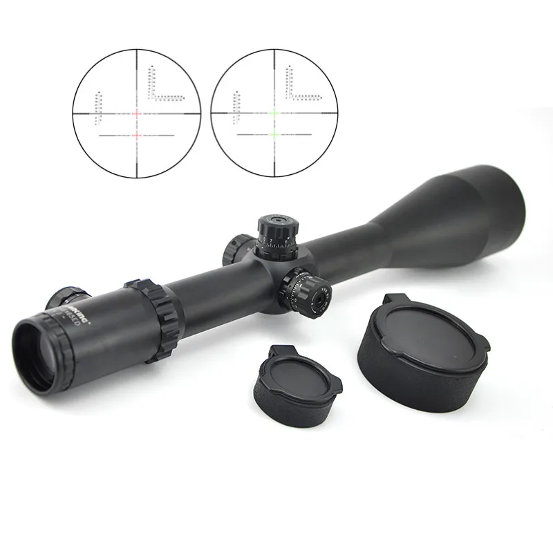 Visionking 4-48x65ED Vrh Kakovosti Lov Riflescope Široko vidno Polje Shockproof Puška Področje W/ 21 mm Gori Obroči&Dežnik Kapuce 5