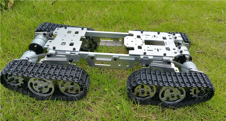 Zlitine, Kovinski Rezervoar Šasijo Traktorja Gosenicah Tank Ravnotežje Ohišje RC Tank Gori Tovornjak Robot Ohišje Arduino Avto 1