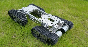 Zlitine, Kovinski Rezervoar Šasijo Traktorja Gosenicah Tank Ravnotežje Ohišje RC Tank Gori Tovornjak Robot Ohišje Arduino Avto 0