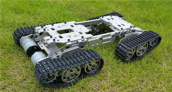Zlitine, Kovinski Rezervoar Šasijo Traktorja Gosenicah Tank Ravnotežje Ohišje RC Tank Gori Tovornjak Robot Ohišje Arduino Avto 2