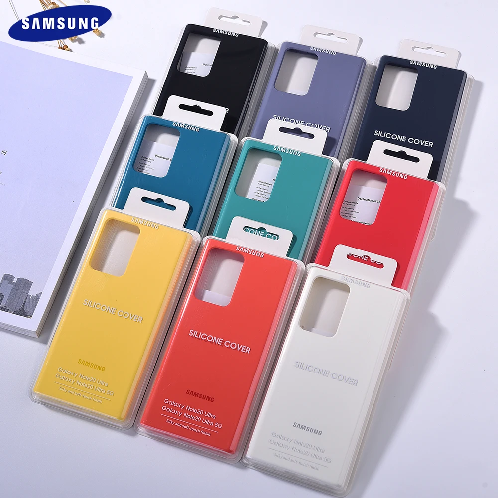 Samsung Note 20 Ultra Primeru Original Tekoče Silikona Svilnato Mehko Lupini Zaščitni Zadnji Pokrovček Za Galaxy Note20 ultra note20+ 5G 5
