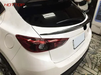 Za Mazda 3 Axela Hatchback 2017 2018 ABS Ogljikovih ABS Rep Zadaj Prtljažnik Spojler Krilo Dekoracijo Zalivu Avto Oprema Avto Dtyling 1