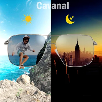 Kvadratni sončna Očala Moških Polarizirana z Photochromic za Vožnjo Retro Klasična Očala za Sonce 2020 zonnebril heren gafas de tako hombre 0