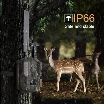 BOBLOV Lovsko Kamero, GPS in Brezžični 4G FDD LTE Remote APP Nadzor Camo Lovske Kamere Wildlife Foto past 4G, 3G HD 20490