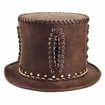 Orodje Vojvoda Vroče prodaje Viktorijanski Steampunk Industrijske retro gospod klobuk ženska Lolita Ples stranka Klobuk Halloween Cosplay Prop 20578