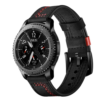 22 mm watch band Za Samsung Galaxy watch 46mm Prestavi S3 obmejni pas correa amazfit gtr 47mm 47 huawei watch gt Usnje jermenček 1