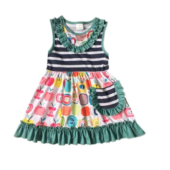 2020 Novo Poletno Otroci Obleko Baby Dekleta Nazaj v šolo festival Otroci Oblačila Princesa Stranka Obleko Lepo Otrok, Dekleta Obleke 3