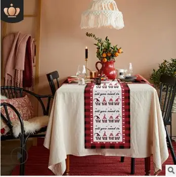 Valentine Gnome Ljubezen Namizni Tekač Božič Hotel Poročni Večerji Tabela Doma Dekoracijo 4