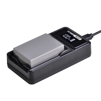 2Pcs 1220mAh BLN-1 PS-BLN1 BLN1 Digitalni Baterijo in Polnilnik za Olympus OM-D E-M1, OM-D E-M5, Pen E-P5 Baterije 0