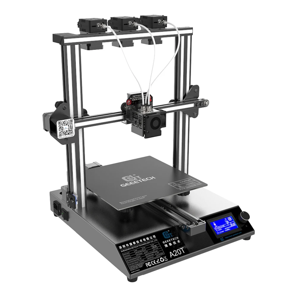 Geeetech A20T 3D Tiskalnik 3 v 1, iz hotend Mix-barvni 3D Tiskalnik GT2560 V4.0 big območje tiskanja 250x250x250mm FDM impresora 3d 3