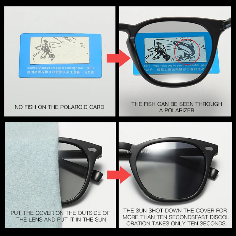 SIMPRECT Aluminija, Magnezija Polarizirana sončna Očala Moških 2021 Retro Kvadratnih Photochromic sončna Očala Ženske Vintage sončna Očala Za Moške 3
