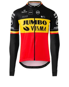 2020 pomlad jesen pro team jumbo visma tanke long sleeve kolesarjenje jersey dihanje MTB quick dry cikel maillot Ropa ciclismo 2