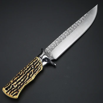 Hladno jeklo fiksno rezilo, nož za kampiranje lovski nož naravnost nož self-defense kratek nož nož na prostem 0