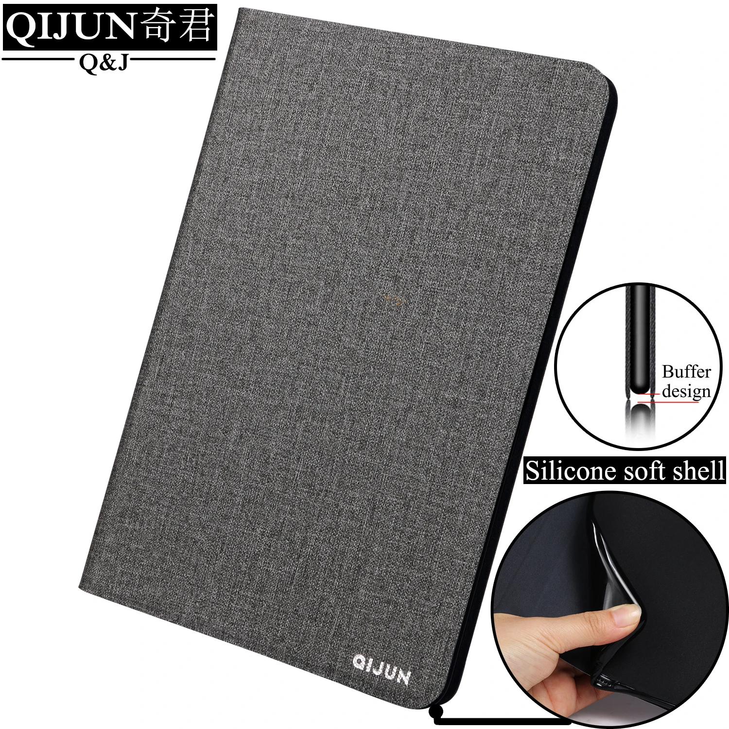 QIJUN tablet flip primeru za Lenovo Zavihek 4 10 10,1-palčni usnje fundas zaščitni Silikonski soft Shell Stojalo pokrov za TB-X304F/N/L 4