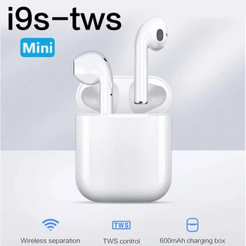 I9s tws Bluetooth Slušalke Mini Slušalke Brezžične Čepkov Slušalke s Polnjenjem Polje Mikrofonom Za Pametni Telefon 4