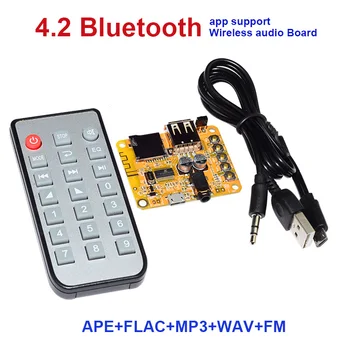 DIY HI-fi Bluetooth 4.2 Avdio Sprejemnik Polje APE MP3, FLAC WAV Dekodiranje Odbor Radio Telefon APP Podpira TF USB Audio Sprejemnik Modul 21713