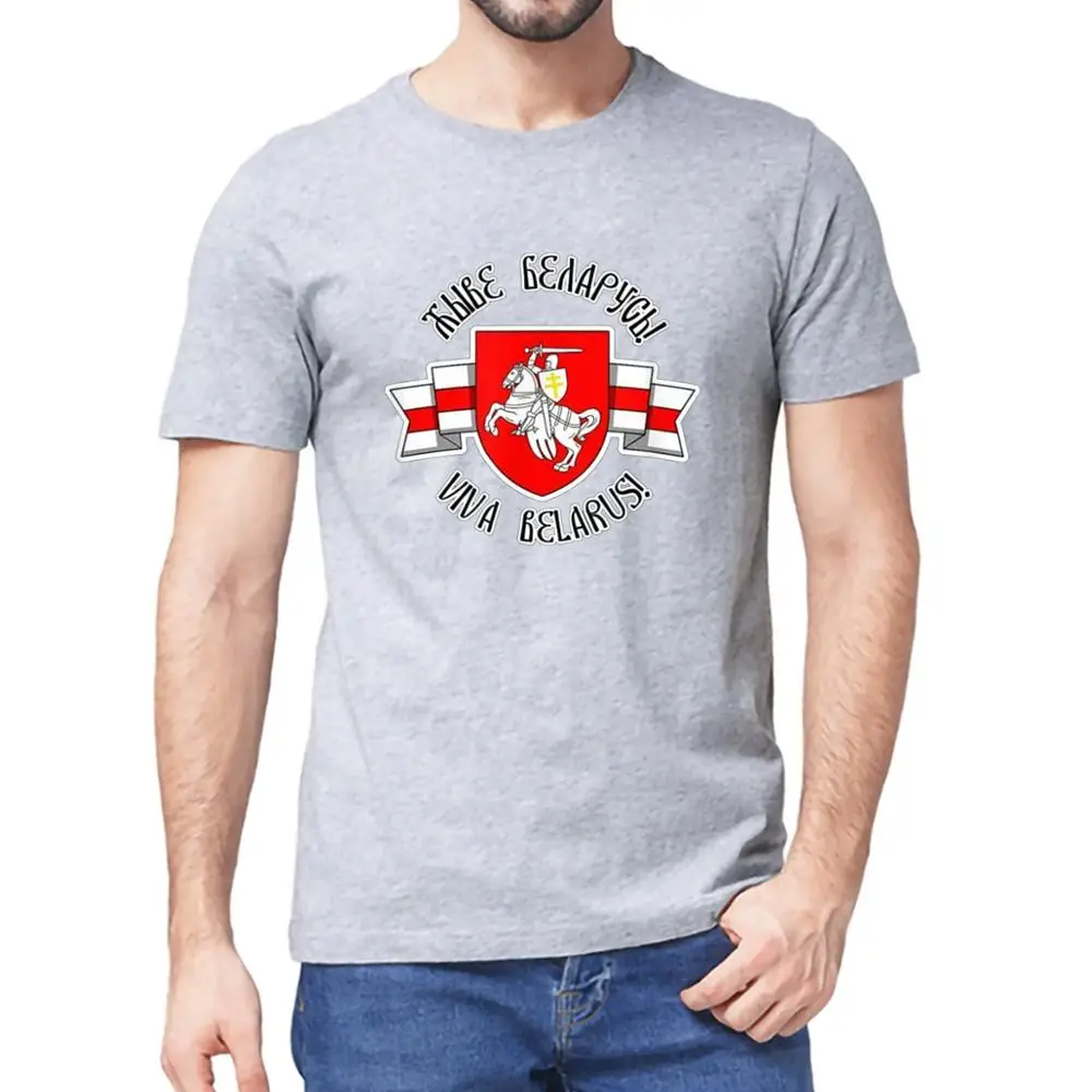 Belorusija Pogonya Belo Rdeča Belo Zastavo Protest Simbol Moške kratek rokav T-Shirt Bombaž Darilo za ženske vrh tee Unisex majica s kratkimi rokavi 1
