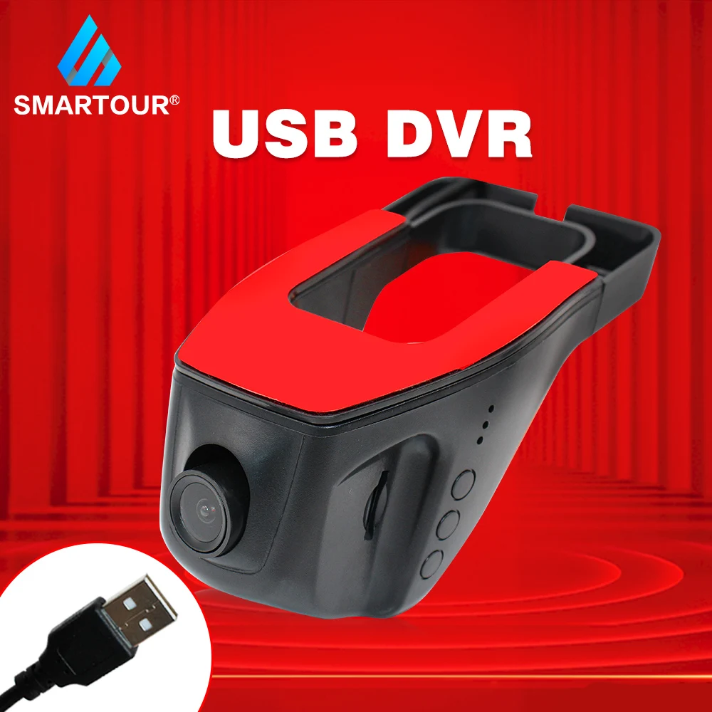 Smartour Full HD WiFi Avto DVR USB Skrite Vožnje Snemalnik DVR Avto Vožnjo Diktafon 170 Stopnja širokokotni Fotoaparat 1