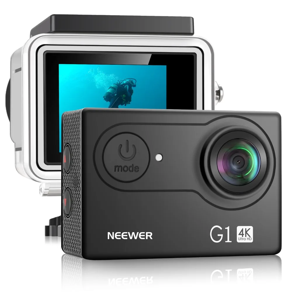 Neewer G1 Ultra HD 4K Akcijska Kamera 12MP, 98 ft Podvodni Vodoodporni Fotoaparat 4