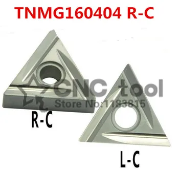 Keramično rezilo kovinski 10PCS TNMG160404 R-C / TNMG160408 R-C keramični vložki, obdelavo in visoko stopnjo konča, vstavite MTJNR 0