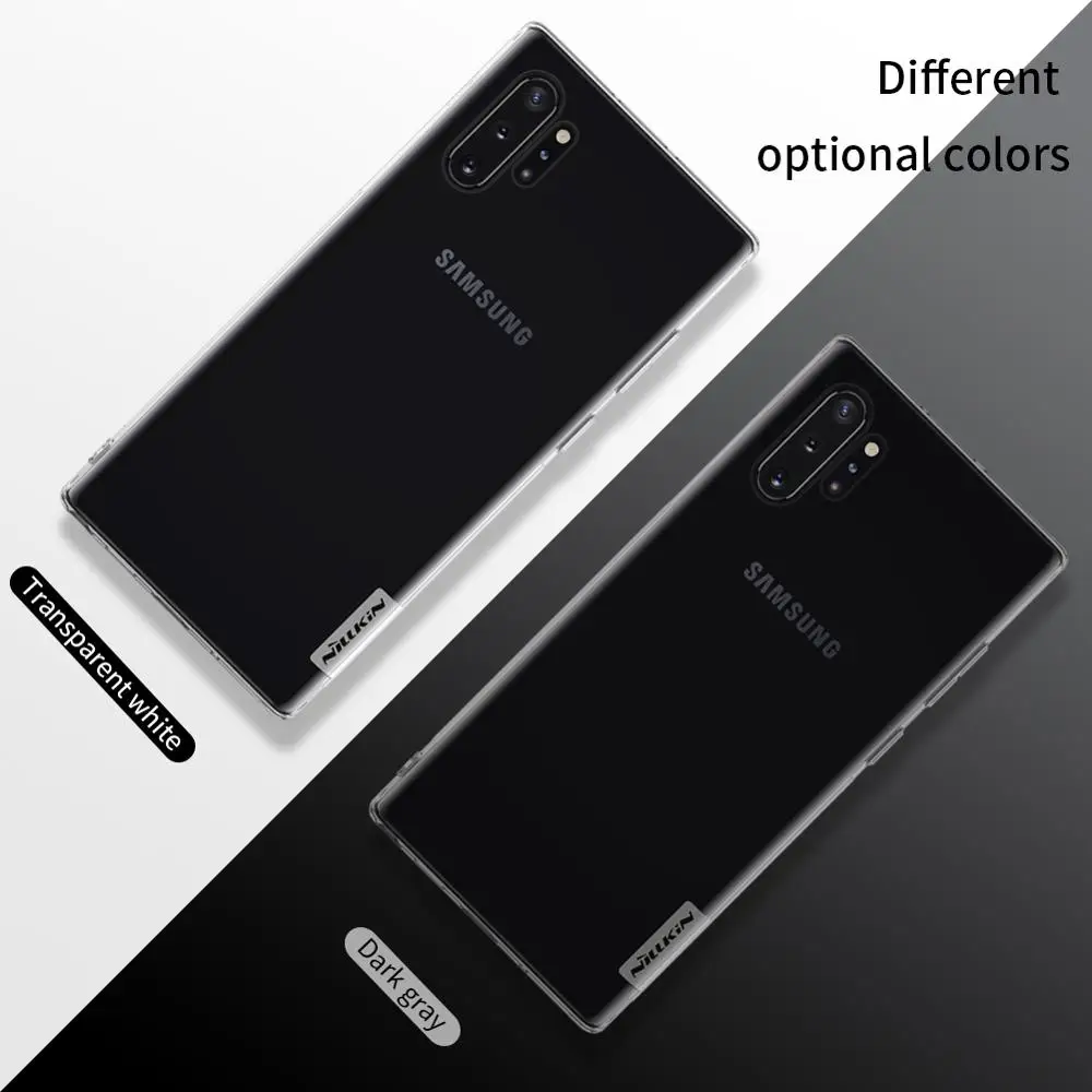 Nilkin za Samsung Galaxy Note 10 Plus 5G Primeru Nillkin 0,6 mm Mehka TPU Jasno Telefon Hrbtni Pokrovček Ohišje za Samsung A50 A30 A70 Note10 5