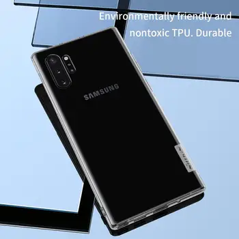 Nilkin za Samsung Galaxy Note 10 Plus 5G Primeru Nillkin 0,6 mm Mehka TPU Jasno Telefon Hrbtni Pokrovček Ohišje za Samsung A50 A30 A70 Note10 2