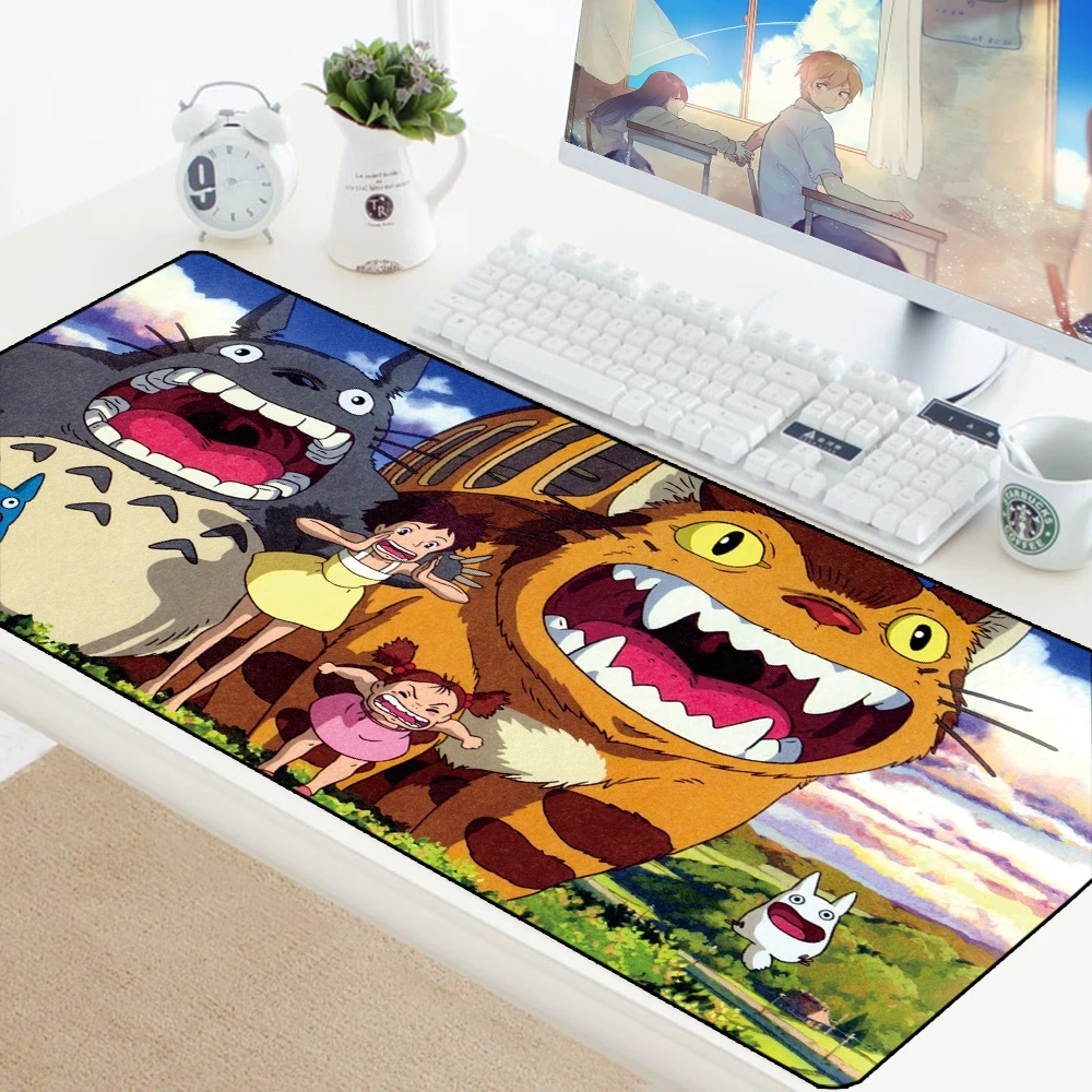 Totoro Mouse Pad Anime Anti-Slip Računalnik Pad Miško Notbook Mousepad Igralec na Tipkovnici Prenosnega računalnika Miši Pad Mat 1