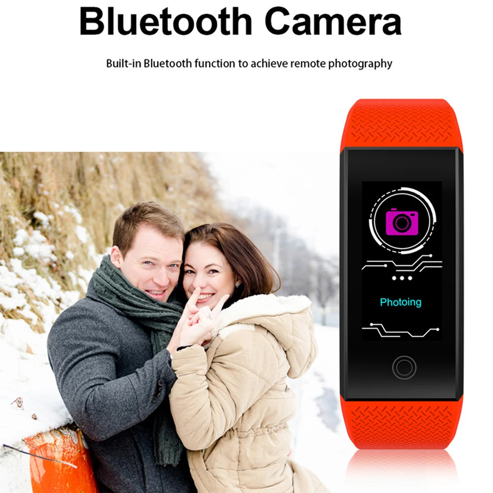 Pametna Zapestnica IP68 Vodotesen Smartband Srčni utrip Spanja Spremljanje Športnih Passometer Fitnes Tracker Bluetooth Smartwatch. 4