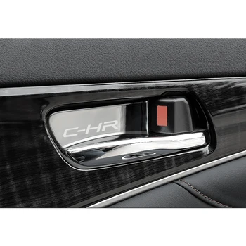 4pcs iz nerjavečega jekla avto notranja vrata ročaj ornament nalepke za Toyota CHR C-HR Dodatki Avto Styling 22388