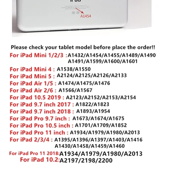 Cvet Ohišje za iPad Pro 11 2020 10.2 2019 9.7 2018 2017 Primeru Magnetno Stojalo Pokrov za iPad Zraka 2/1 Pro 10.5 Mini 345 Capa Coque 0