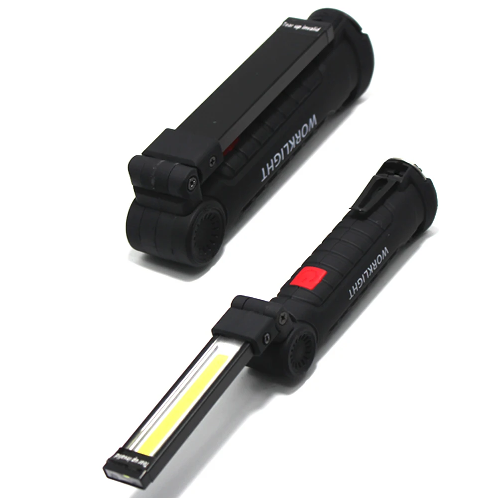USB Polnilne Z Vgrajeno Baterijo Nastavite večnamenska Zložljiva delovna svetilka COB LED Kampiranje Svetilko Svetilka+USB Polnilec 3