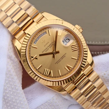 Lgxige top blagovne znamke gledati luksuznih modnih zlato dan gledajo moški nepremočljiva watch poslovnih moških ženevi watch reloj hombre 2019 1