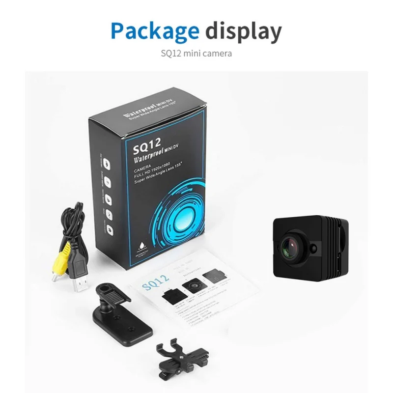Original Mini WIFI Kamera POLNO 1080P Night Vision Nepremočljiva Dash Cam Avto Video Snemalnik DVR Kamera Night Vision Senzor 3